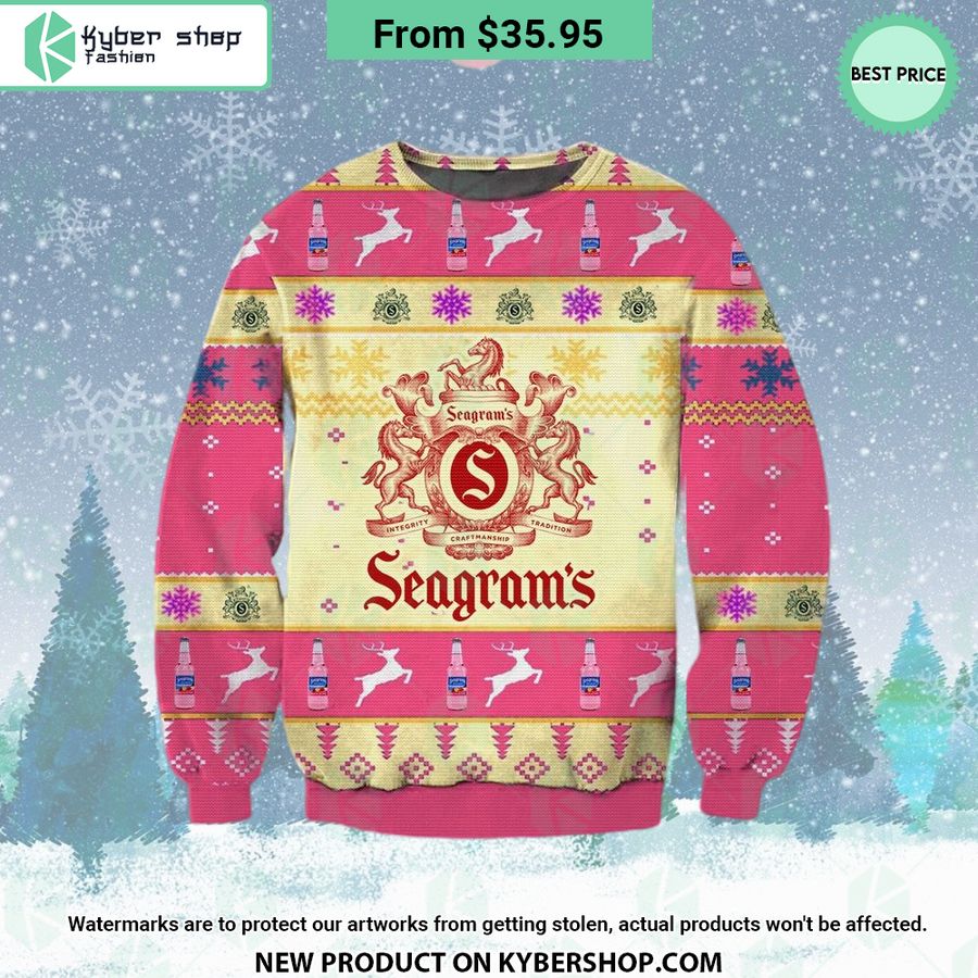 Seagram’s Vodka Christmas Sweater