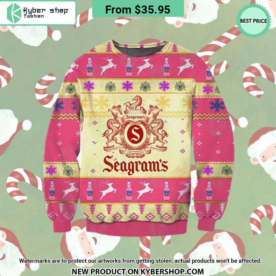 Seagram’s Vodka Christmas Sweater