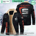 Seat Fleece Leather Jacket