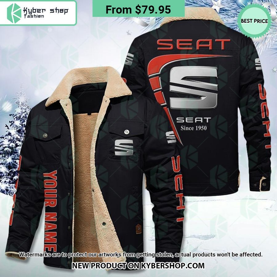 Seat Fleece Leather Jacket