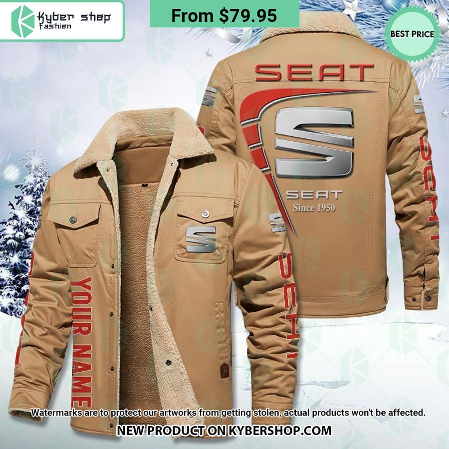 Seat Fleece Leather Jacket