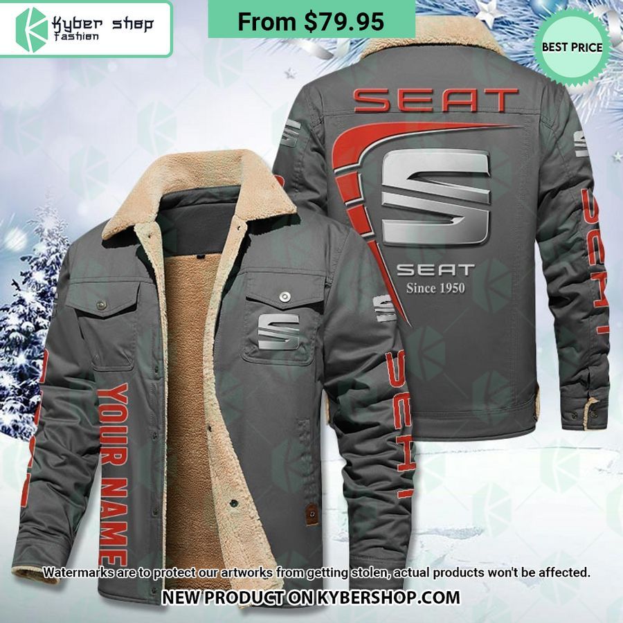 Seat Fleece Leather Jacket