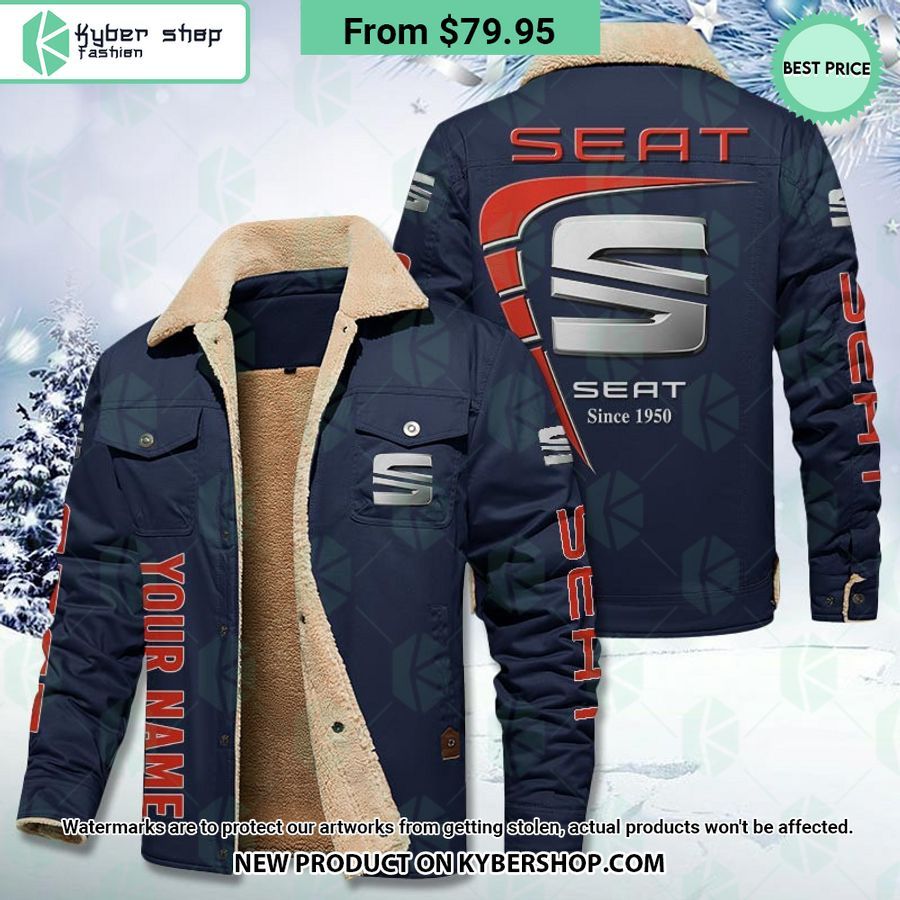 Seat Fleece Leather Jacket