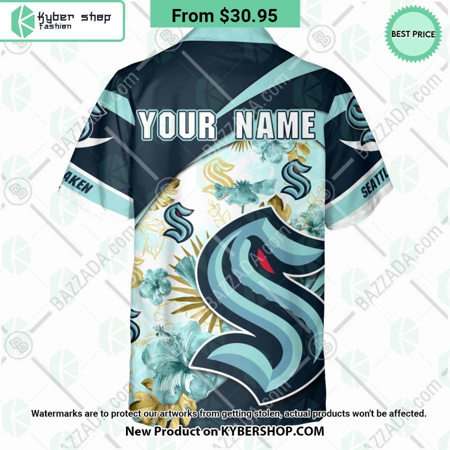 Seattle Kraken custom personalized Hawaiian Shirt