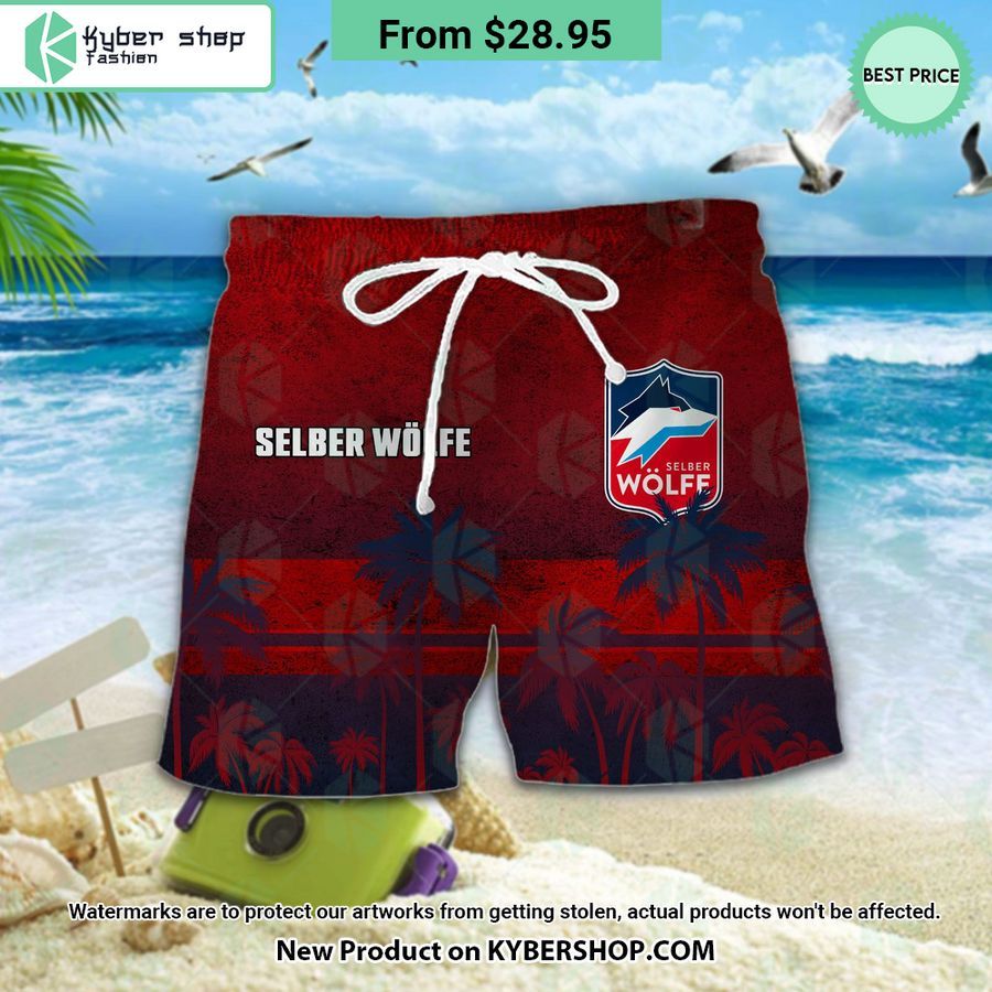 Selber Wolfe Hawaiian Shirt and Shorts