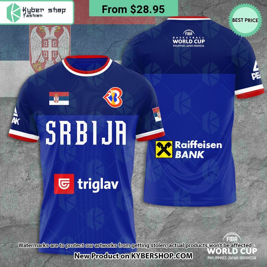 Serbia Men’s National Basketball World Cup 2023 T Shirt