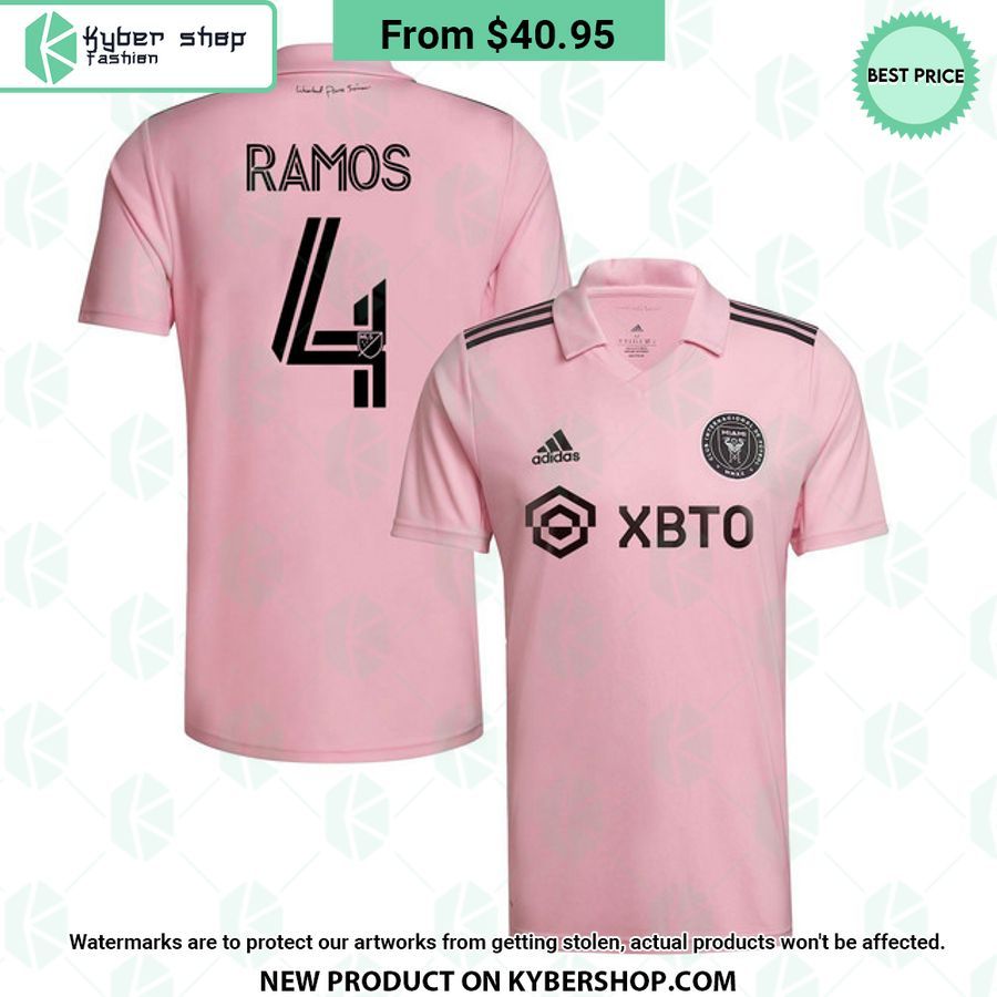 Sergio Ramos 4 Inter Miami Soccer Jersey