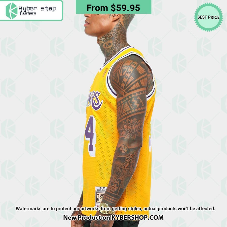 Shaquille O Neal 34 Los Angeles Lakers Basketball Jersey