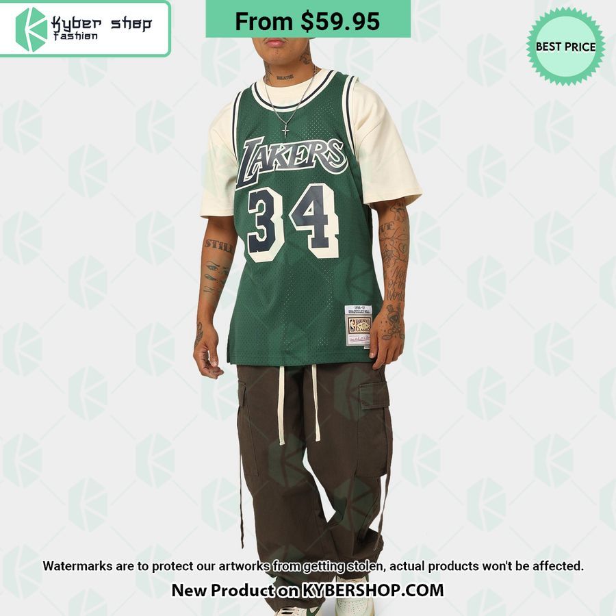 Shaquille O Neal Los Angeles Lakers 34 Off Court Basketball Jersey