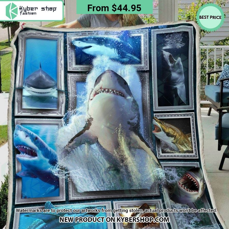 Shark Fleece Blanket