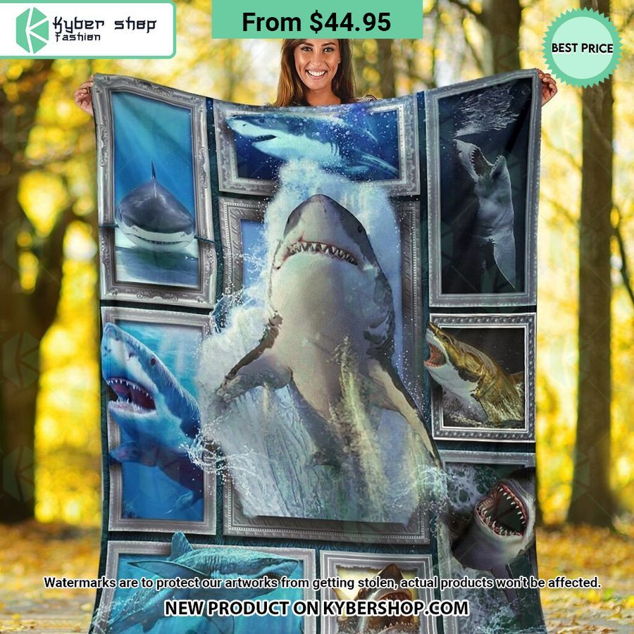 Shark Fleece Blanket