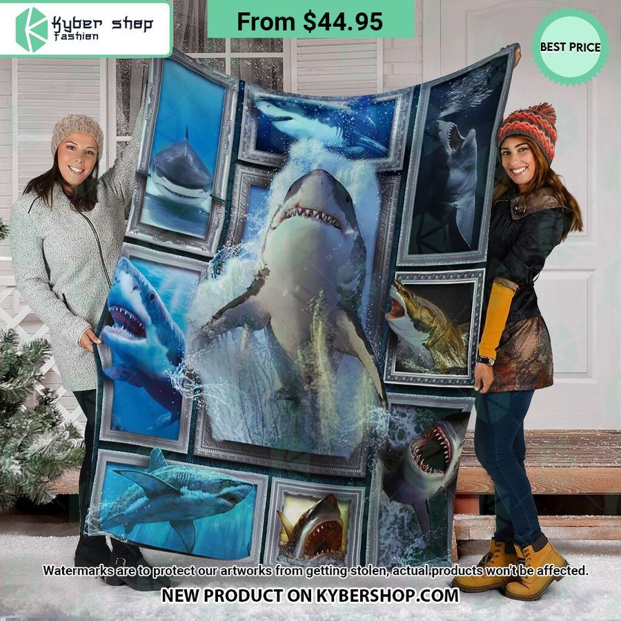 Shark Fleece Blanket