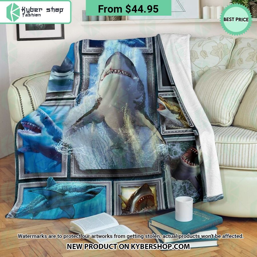 Shark Fleece Blanket