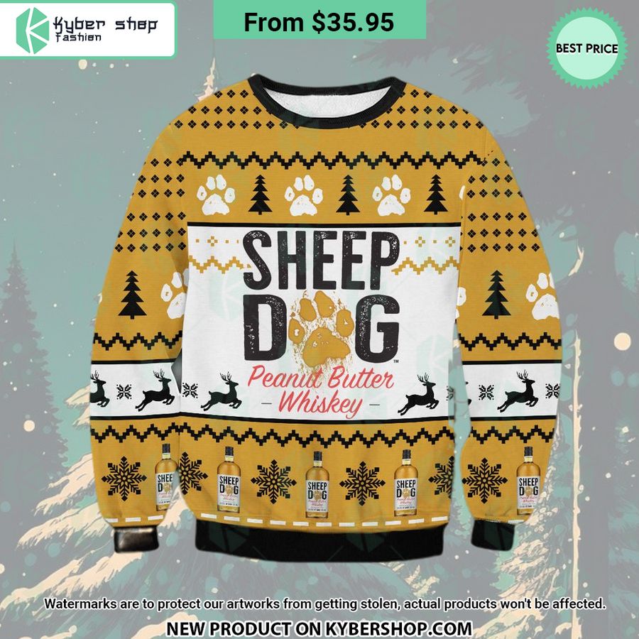 Sheep Dog Peanut Butter Whiskey Sweater