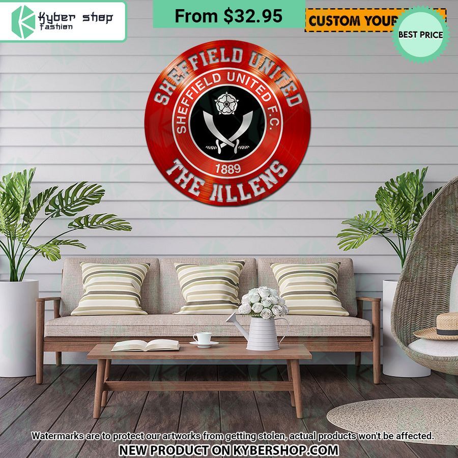 Sheffield United CUSTOM Metal Sign