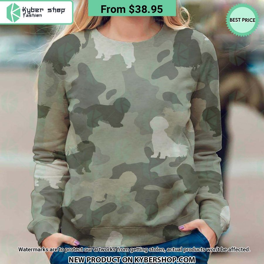 Shih Tzu Camo Sweatshirt
