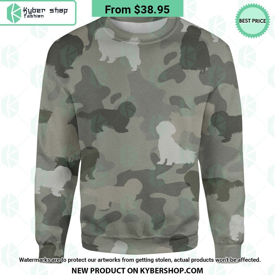 Shih Tzu Camo Sweatshirt