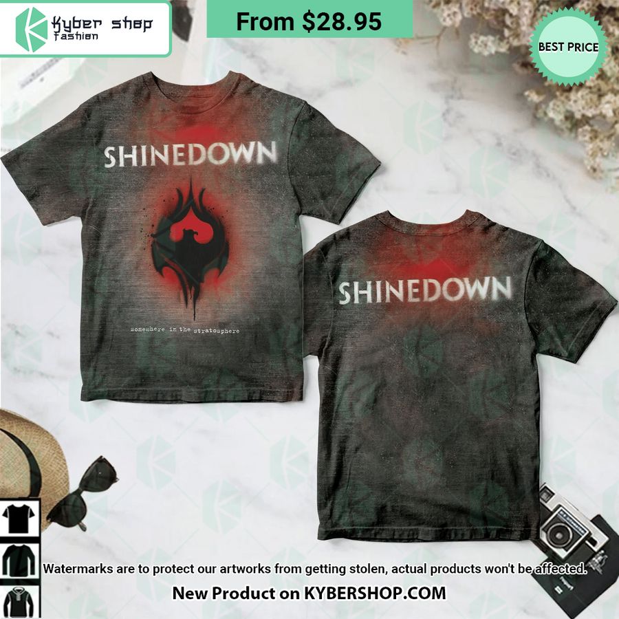Shinedown Somewhere In The Stratosphere Album Cover Shirt