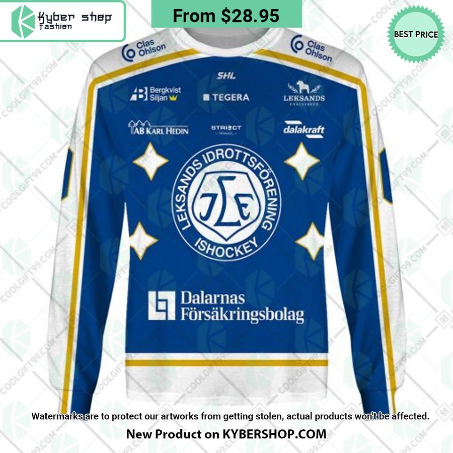 SHL Leksands IF 2023 Home CUSTOM Shirt