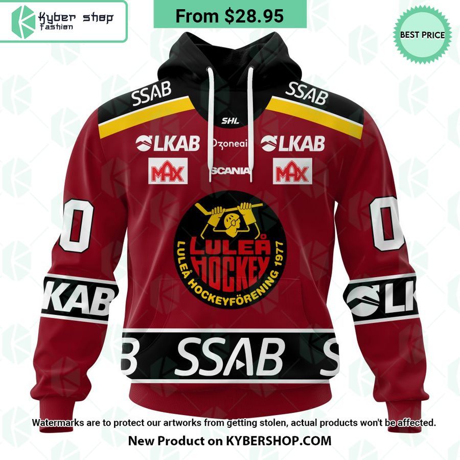SHL Lulea HF 2023 Home CUSTOM Hoodie