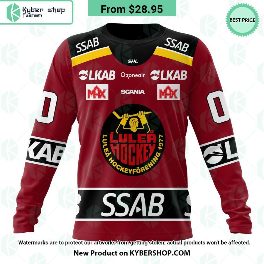 SHL Lulea HF 2023 Home CUSTOM Hoodie