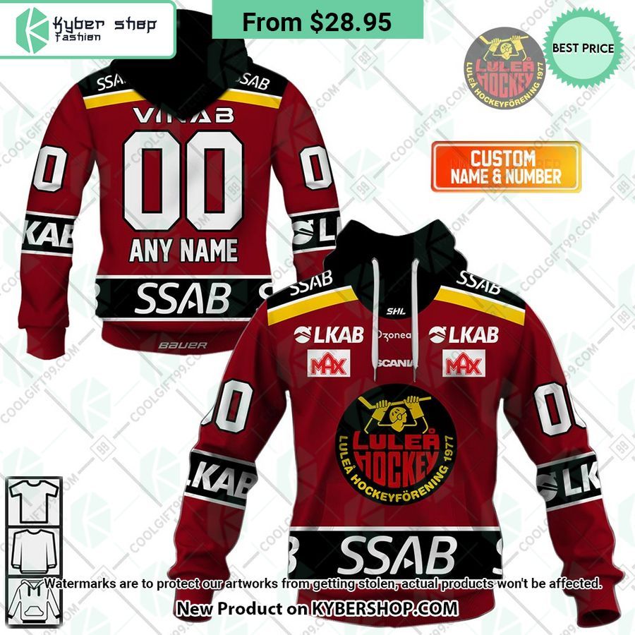 SHL Lulea HF Home jersey Shirt, Hoodie