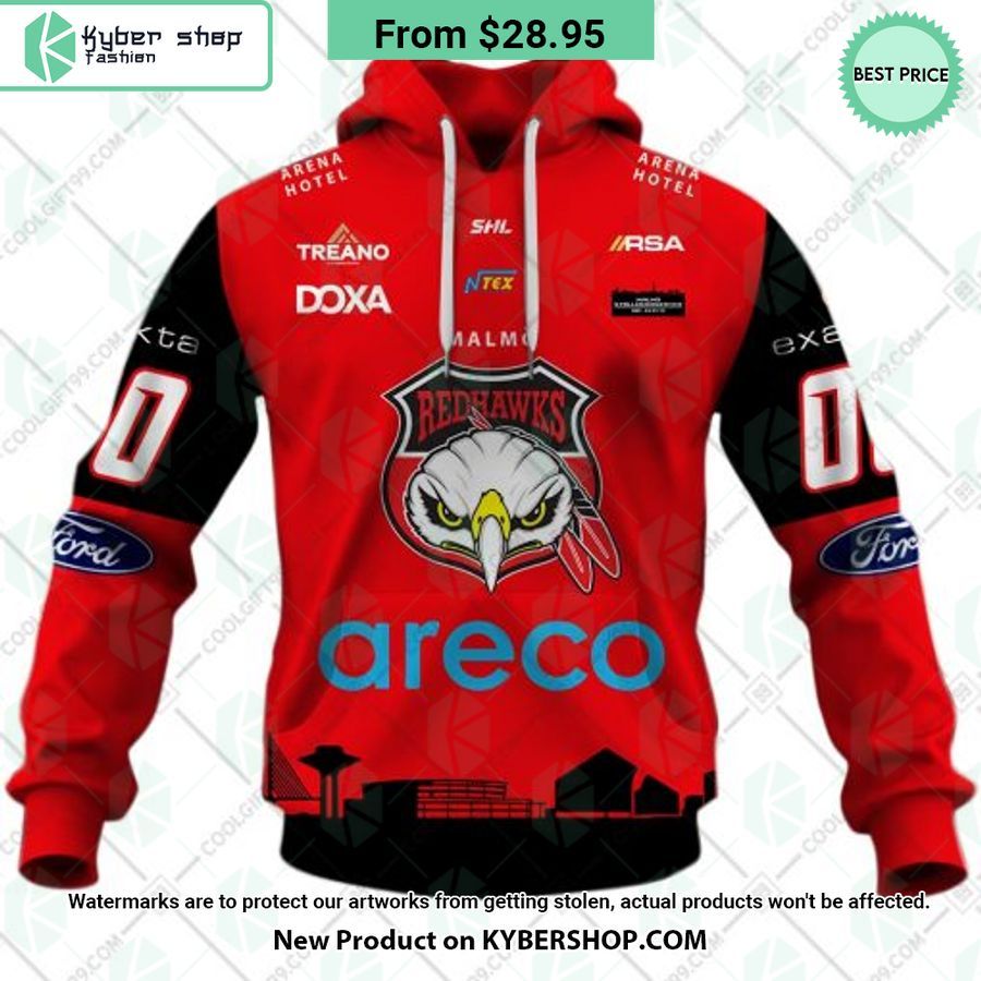SHL Malmo Redhawks 2023 Home CUSTOM Hoodie, Shirt