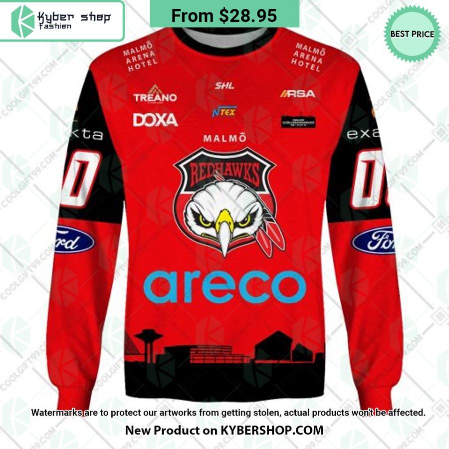 SHL Malmo Redhawks 2023 Home CUSTOM Hoodie, Shirt