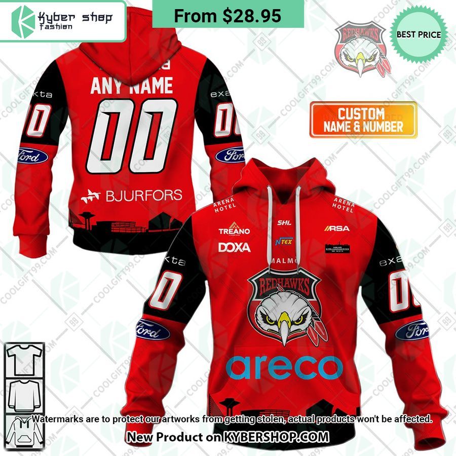 SHL Malmo Redhawks Home jersey Shirt, Hoodie