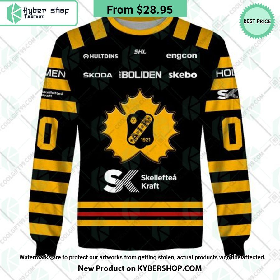SHL Skelleftea AIK 2023 Home CUSTOM Hoodie, Shirt
