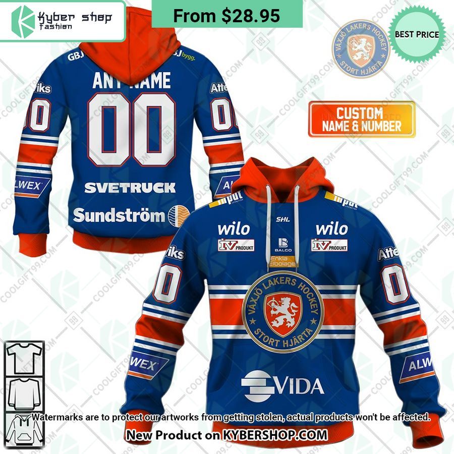 SHL Vaxjo Lakers Home jersey Shirt, Hoodie