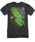 Shy Alligator Wood - Bark And Leaves T-Shirt