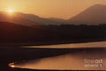 Sunset On Silverwood Lake Print
