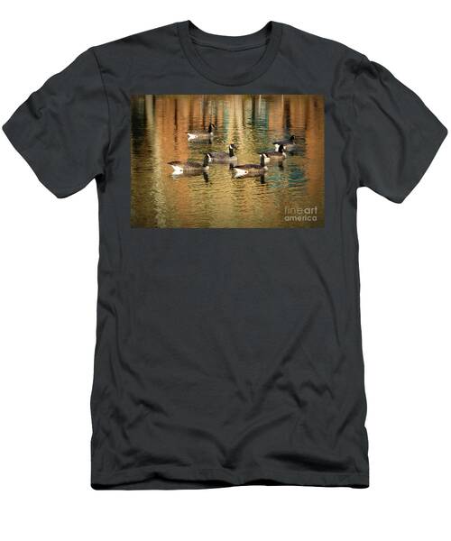 Six Geese Swimming T-Shirt