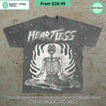 Skeleton Heartless Reach Your Inner Peace T Shirt