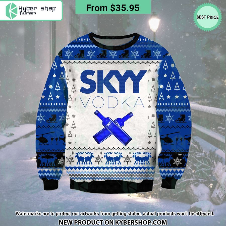 Skyy Vodka Christmas Sweater