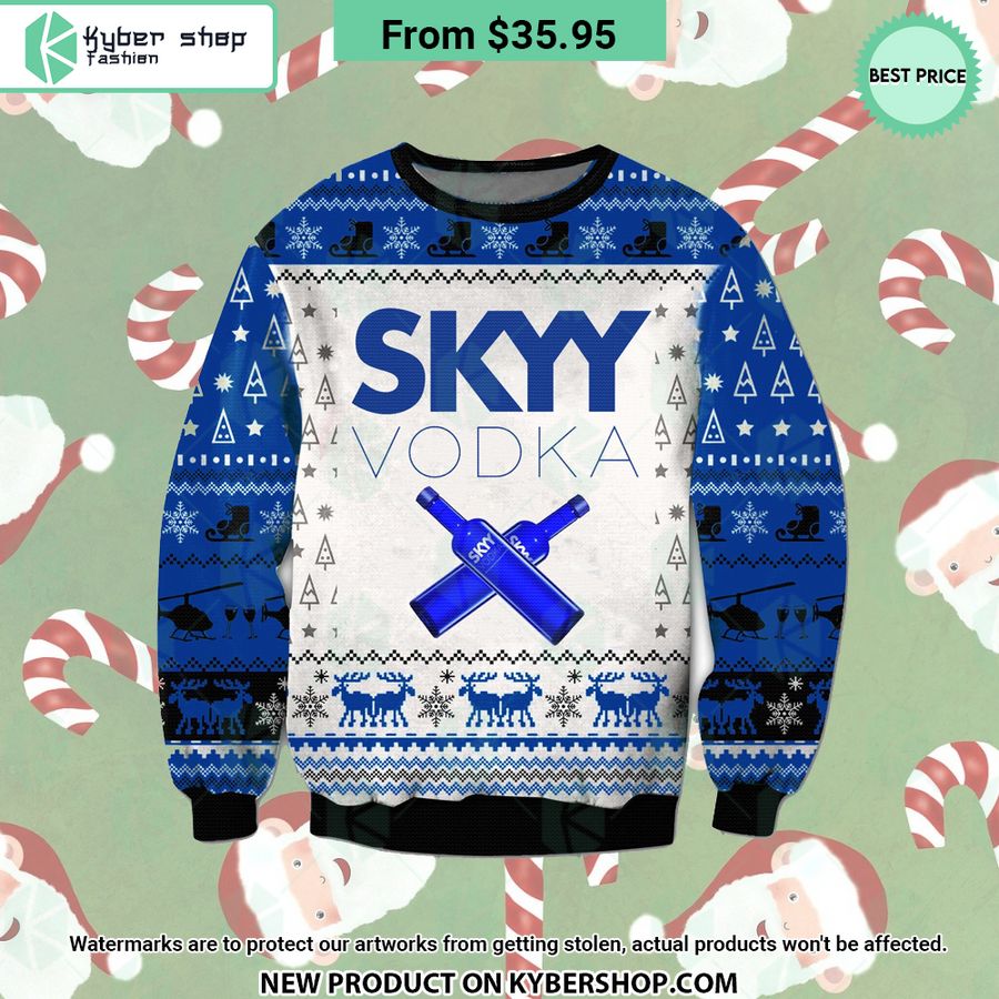 Skyy Vodka Christmas Sweater