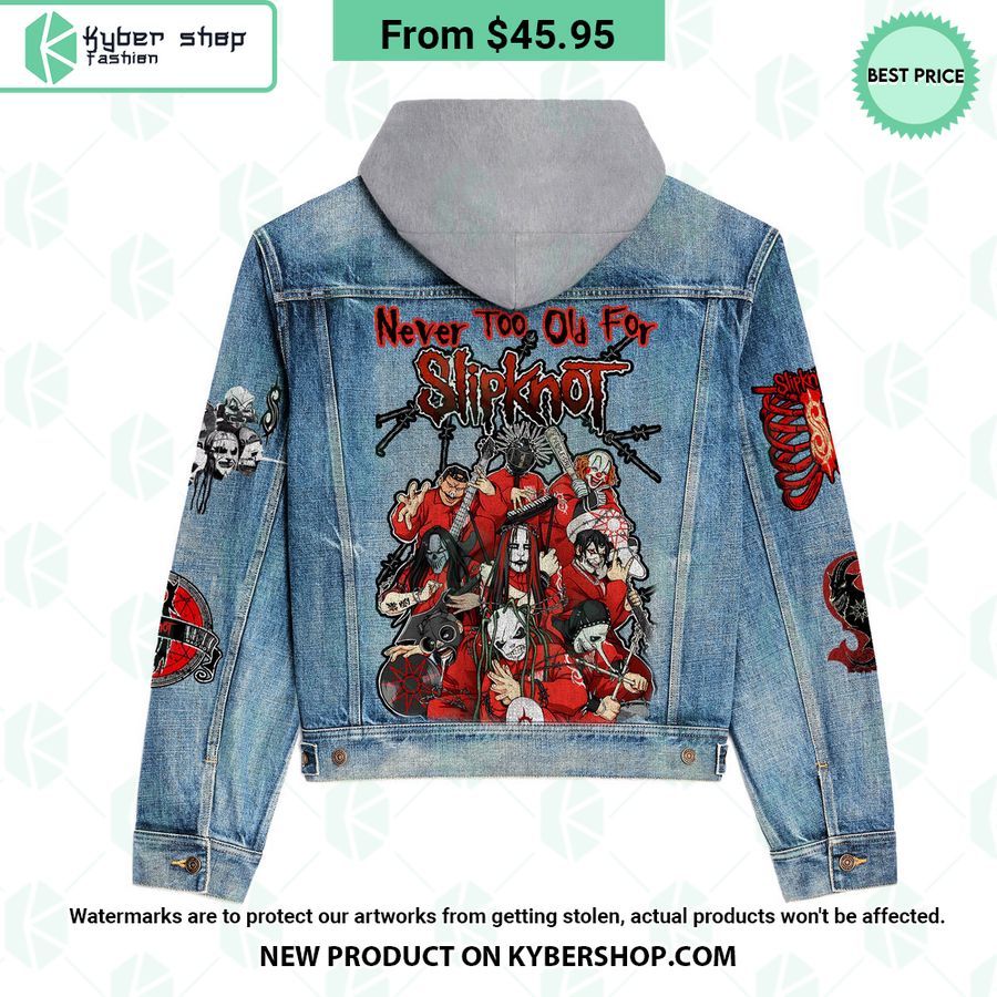 Slipknot Hooded Denim Jacket