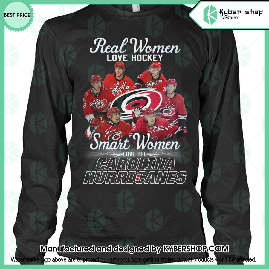 Smart Women Love The Carolina Hurricanes T Shirt