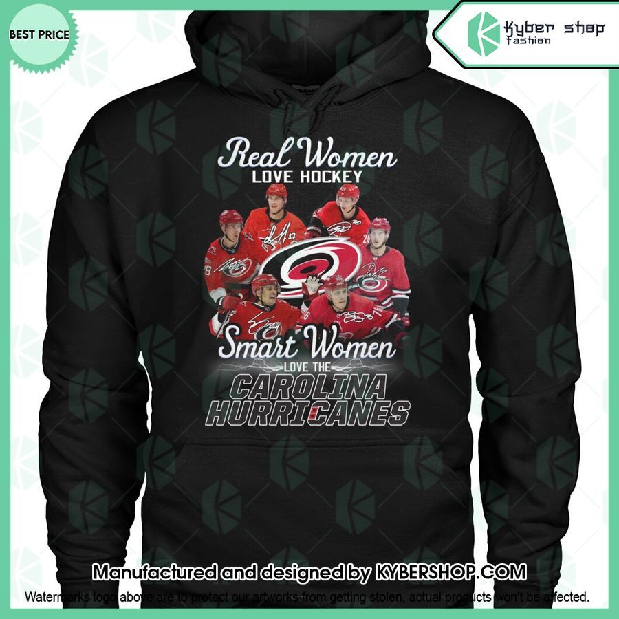Smart Women Love The Carolina Hurricanes T Shirt