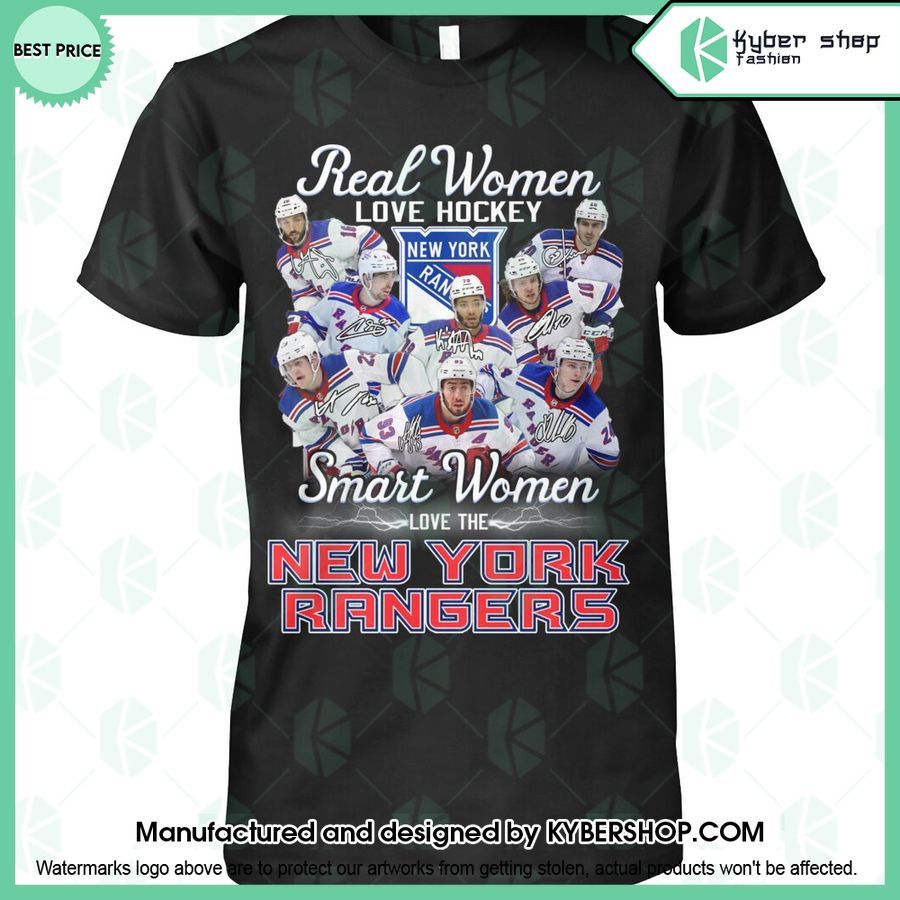Smart Women Love The New York Rangers T Shirt