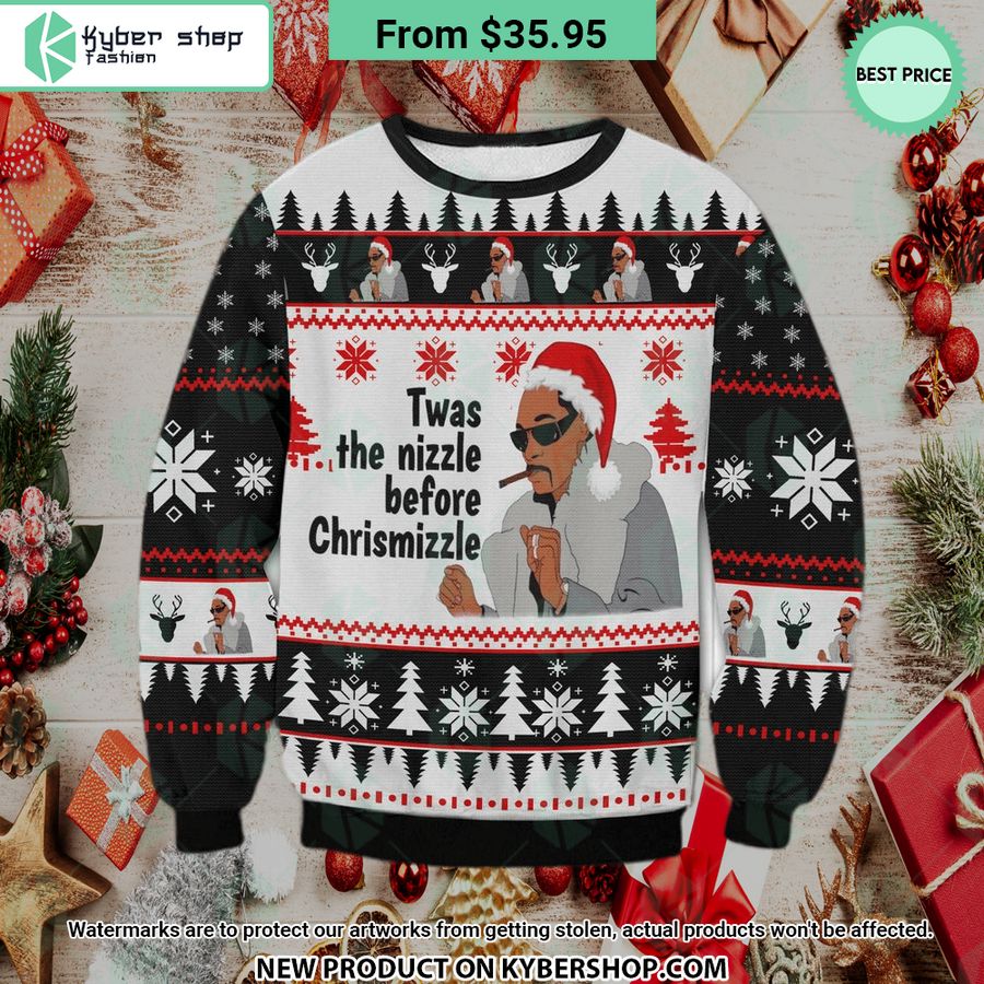 Snoop Dogg Twas The Nizzle Before Chrismizzle Sweater