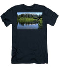 Snowy Cascade Mountain Reflections Mt Baker Np Washington T-Shirt