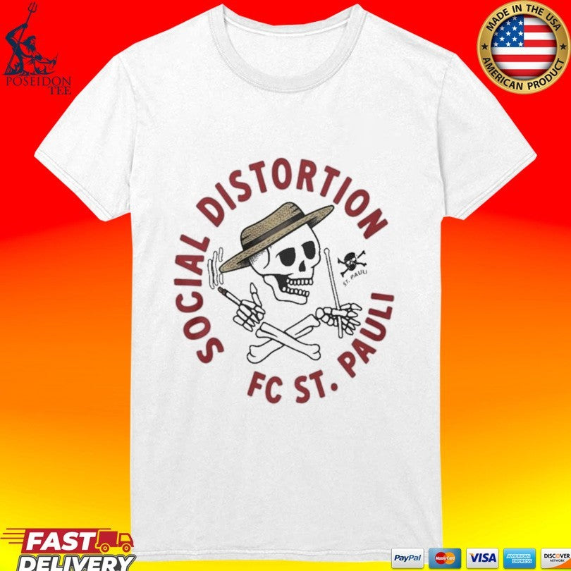 Social Distortion Fc St Pauli Punk Rock T-shirt