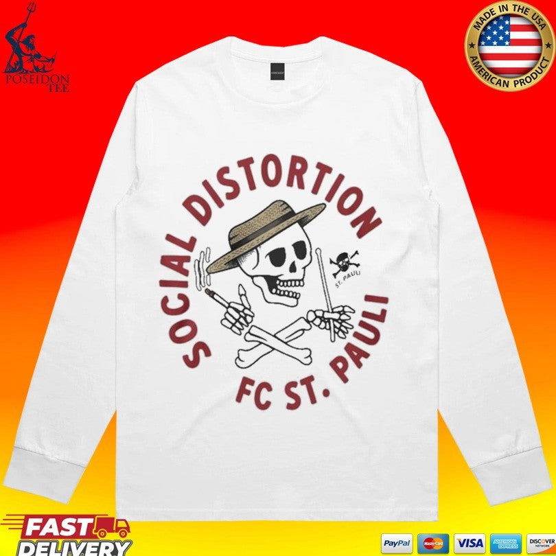 Social Distortion Fc St Pauli Punk Rock T-shirt