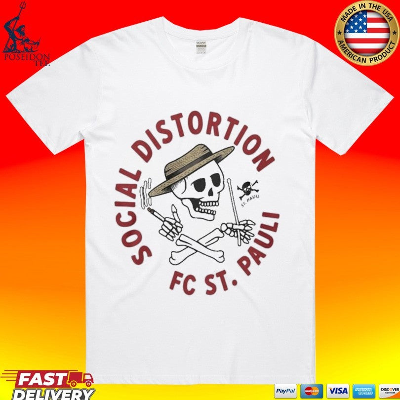 Social Distortion Fc St Pauli Punk Rock T-shirt