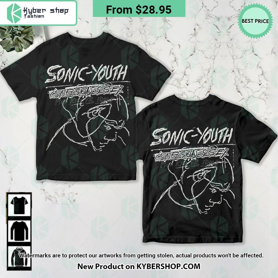 Sonic Youth Confusion Is Sex Album Shirt