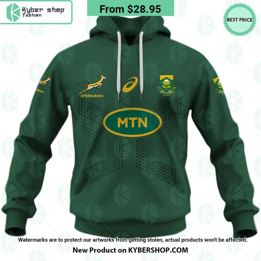 South Africa National Rugby Union Team CUSTOM Hoodie