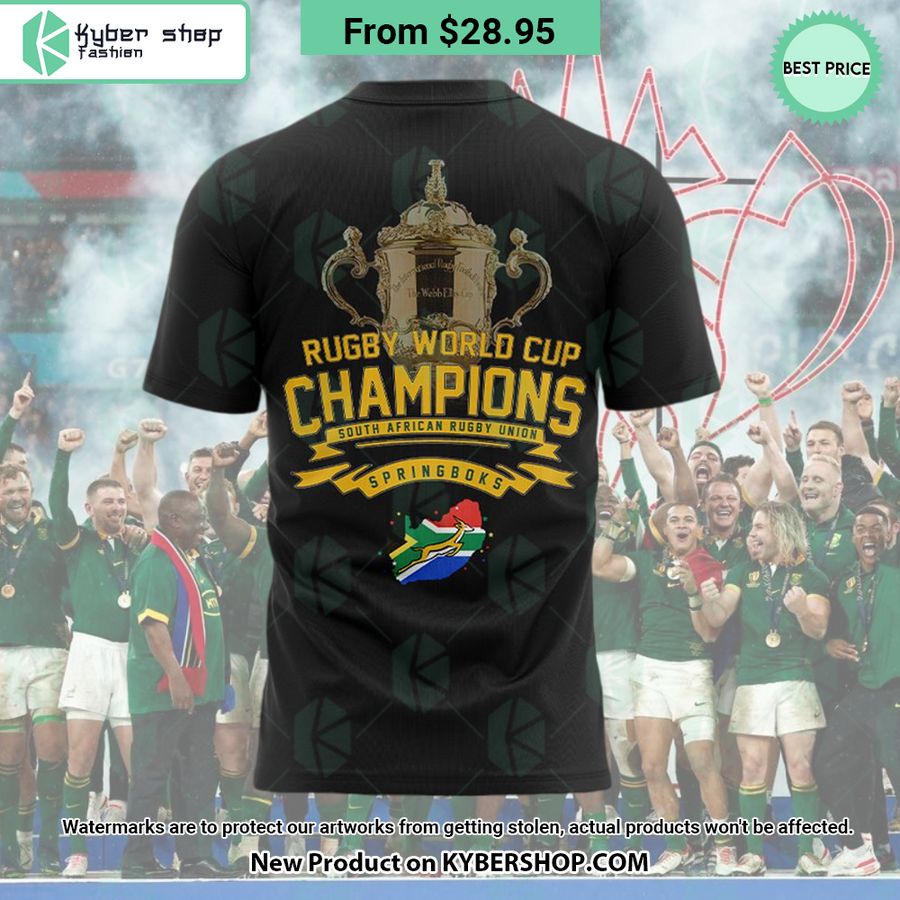 South Africa Rugby World Cup Champions 2023 Shirt, Cap