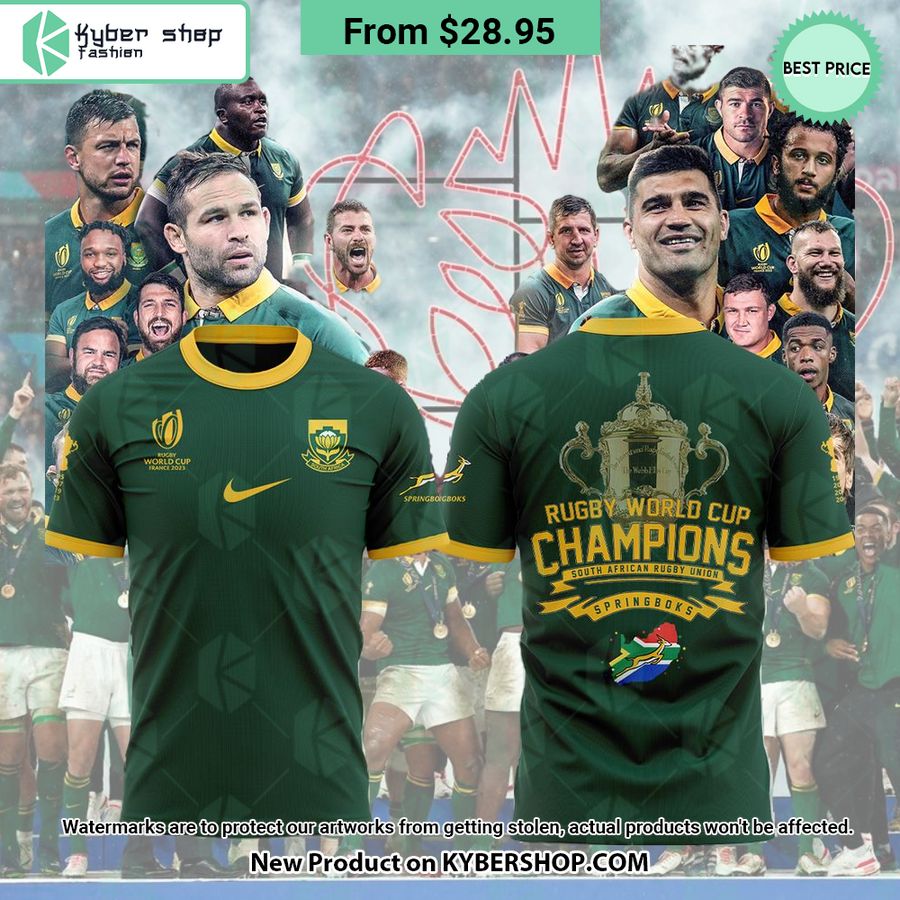 South Africa Rugby World Cup Champions 2023 T Shirt